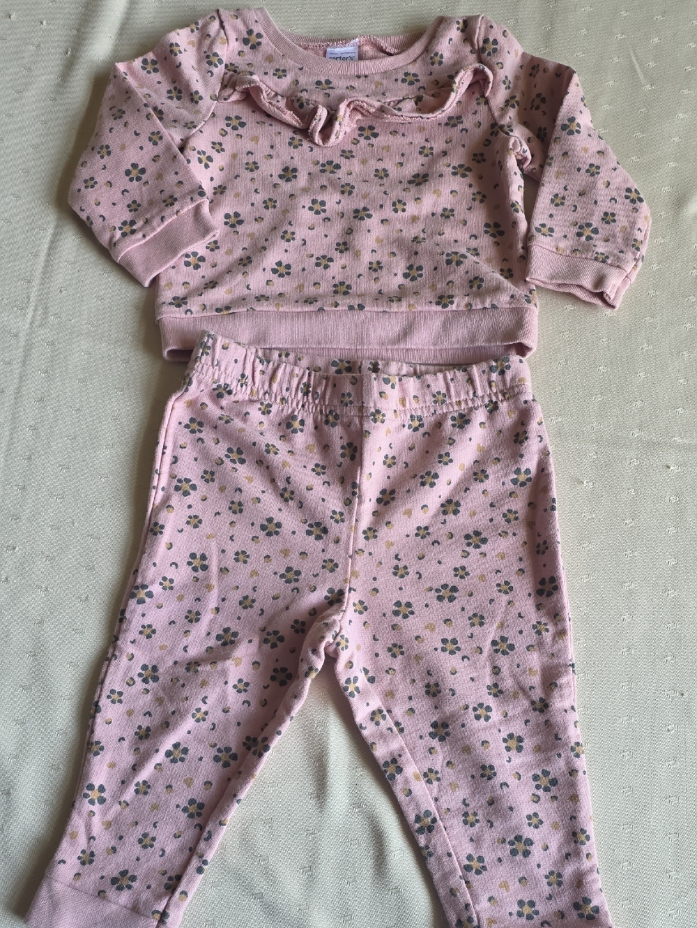 Carter's Light Pink Floral Two-Piece Set